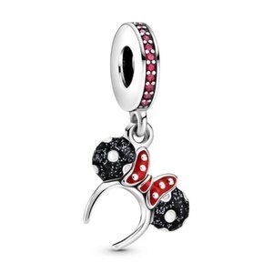 Pandora Minnie Mouse Ear Headband Charm Disney Park Exclusive 443003286772